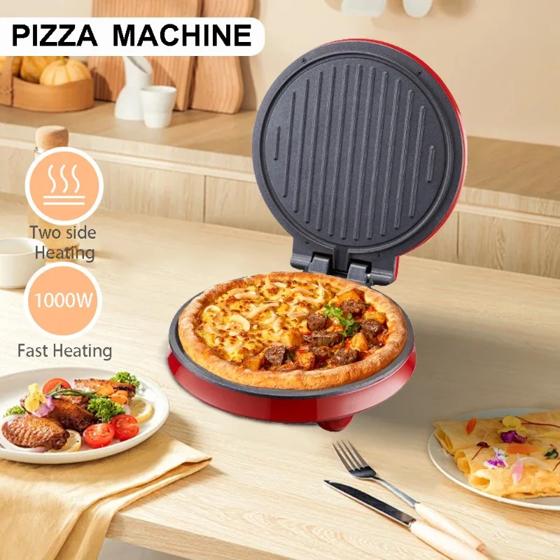 Mini Waffle Maker Machine - Máquina de Pizza Elétrica 110V, Panela