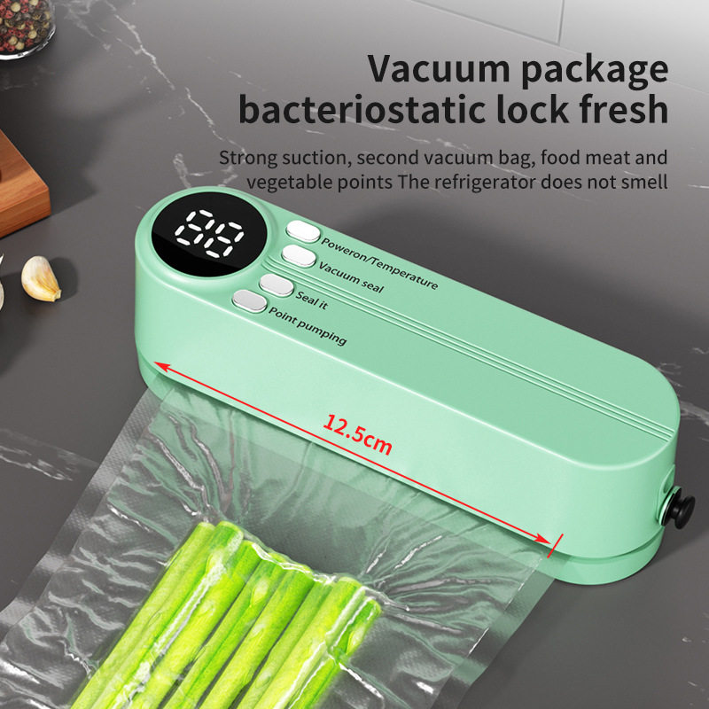 Food Vacuum Sealer Machine - Equipamento de embalagem: seladora a vácuo