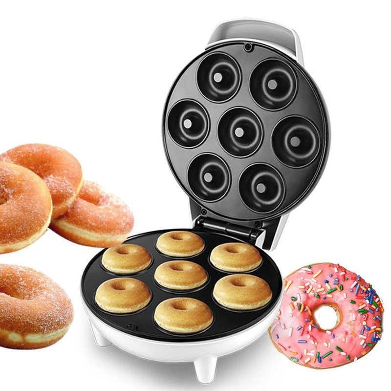 Mini Waffle Maker Machine - 1200w mini elétrica donut maker máquina