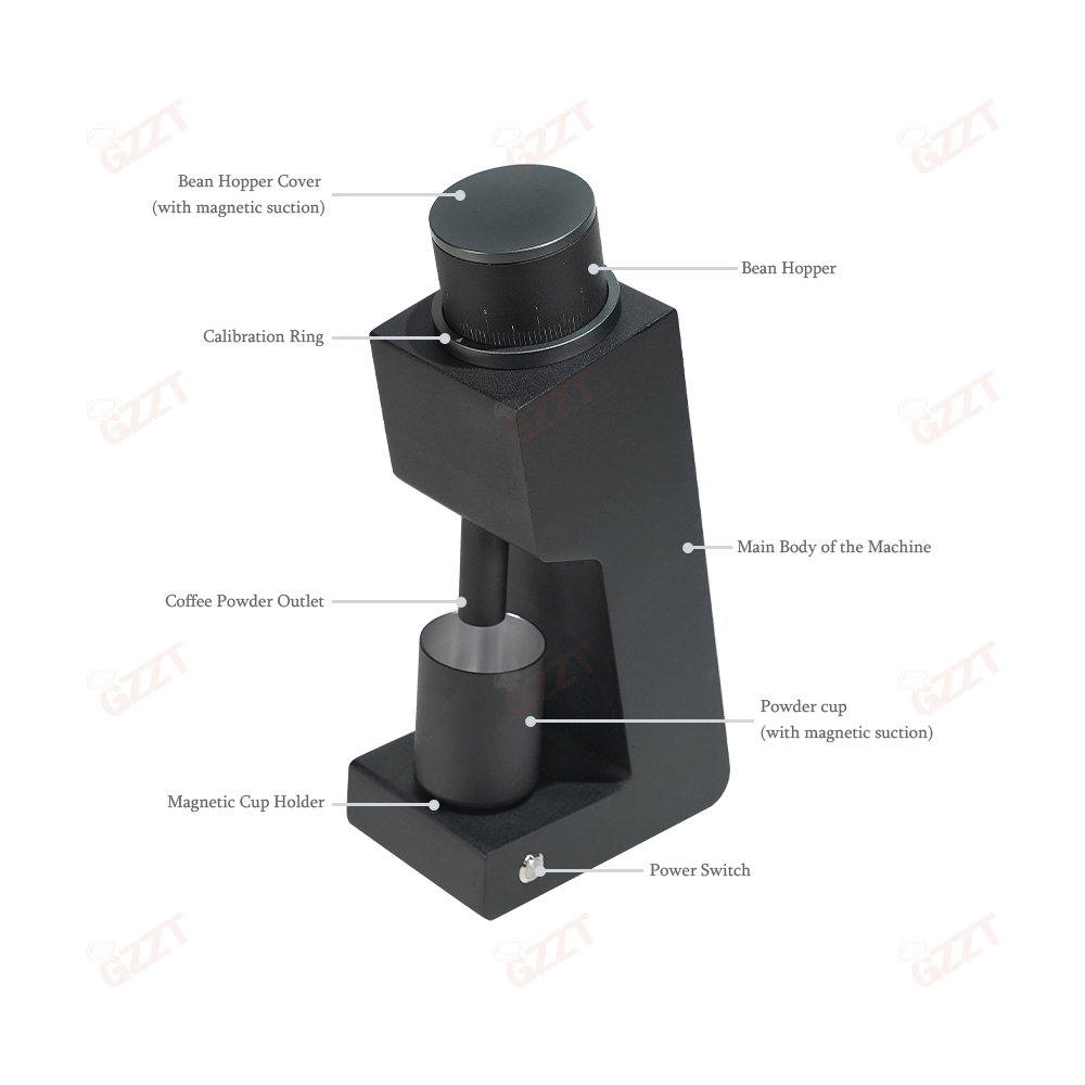 Gzzt itop 03 moedor rebarba 7  - Coffee Bean Grinder Electric avaliação e preço