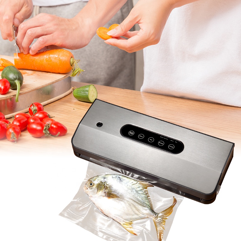 Máquina Seladora a Vácuo Elétr - Food Vacuum Sealer Machine avaliação e preço