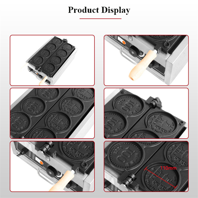 4 pçs pequena moeda de ouro pã - Mini Waffle Maker Machine avaliação e preço
