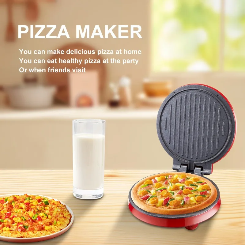 Máquina de Pizza Elétrica 110V - Mini Waffle Maker Machine avaliação e preço