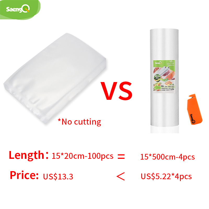 SaengQ Sacos de vácuo de cozin - Food Vacuum Sealer Machine avaliação e preço