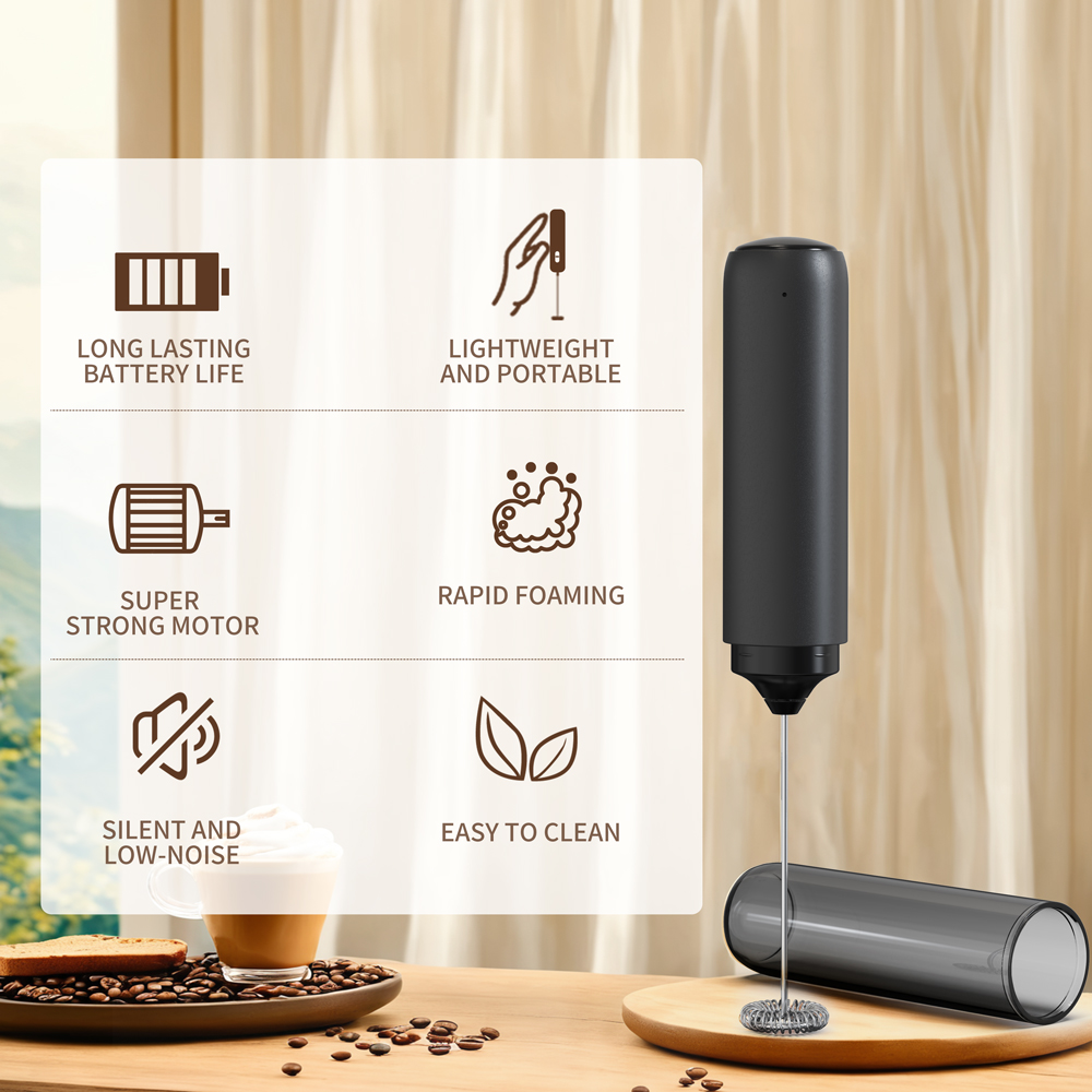 Batedor de Leite Potente para  - Electric Milk Frother Handheld avaliação e preço